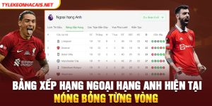 Bảng xếp hạng Ngoại hạng Anh hiện tại: Nóng bỏng từng vòng