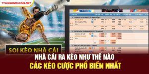 Nhà Cái Ra Kèo Như Thế Nào - Các Kèo Cược Phổ Biến Nhất